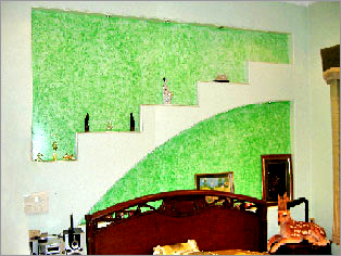 Bedroom (Textured Paint with Niches)