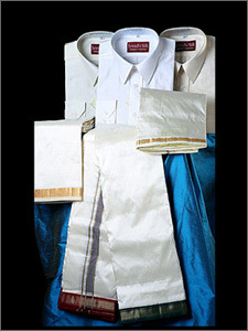 Silk Shirt, Silk Dhoti