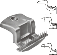 PIN Link - Metal, 60x40 mm, Zinc-Plated, FA05 Type | Secure Fastening, Multiple Pins, Artose Stenter Frame Use