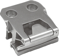 Stenter Clip With Roller Feeler - Metal, Silver, Type FB05A | Secure Grip, Fabric Control, Smooth Operation