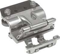 COMBINED PIN CLIP WITH ROLLER FEELER
