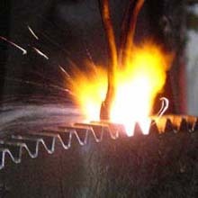 Flame Hardening of Sprockets