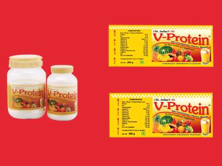 PROTEIN WITH CARBOHYDRATES & MINERALS , VITAMINS a