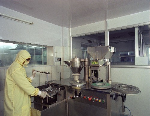 Production unit of capsuls