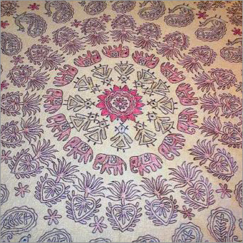 Hand Embrodered Bedspread