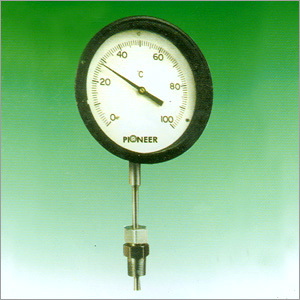 Mercury in Steel Thermometer