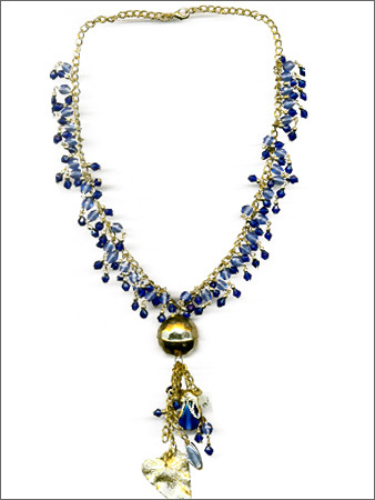 Metal and Glass Necklace