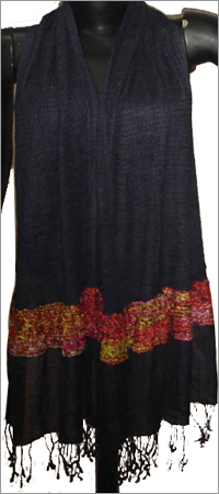 Embroidered Silk Scarves