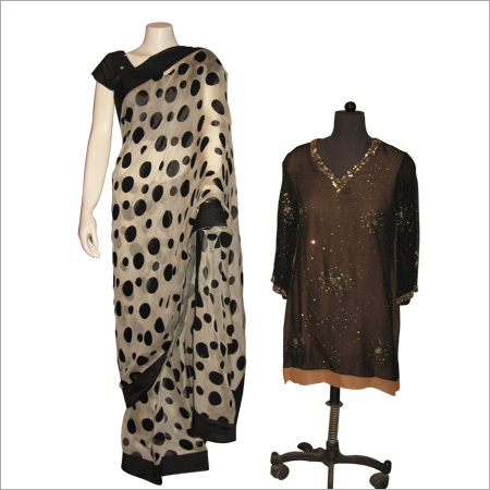 Printed Saree and Kurta