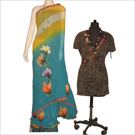 Flourish printed Saree and Stylish Kurta