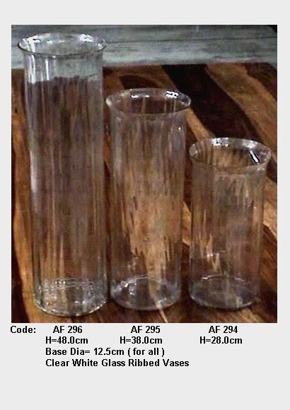 Clear Glass Vases