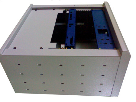 Sheet Metal Fabrication - 16 Gauge Sheet Metal, 10x10x10 Inches, Powder Coated Finish | Customizable Design, High Durability, Precision Cutting, Reliable Service