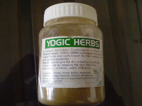 Herbal face powder
