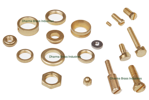 Brass screw, brass ring, brass fastner