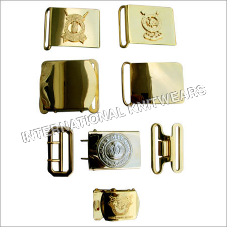 Gold Plated Military Buckles By INTERNATIONAL KNITWEARS
