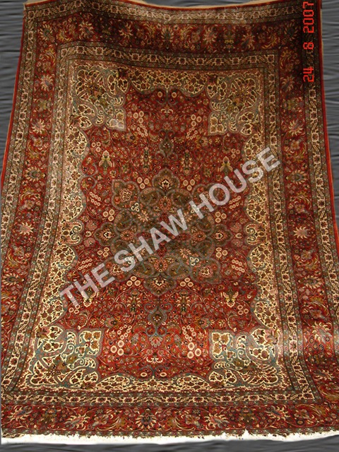 Handmade Silk Carpets Back Material: Canvas Latex