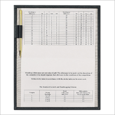 Leather Scorecard Holder