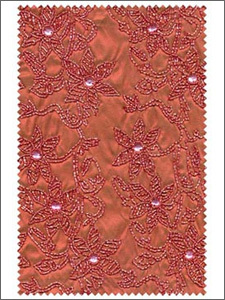 Tafata Silks Hand Embroidery.