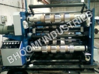 Blue & White Automatic Slitter Rewinder Machine