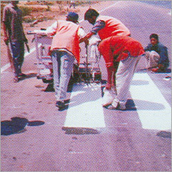 Application of Thermoplastic Road Markings