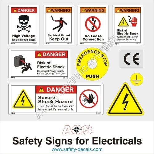 Electrical Safety Symbols Clip Art 