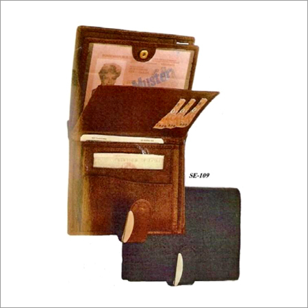 Tri Fold Leather Wallet