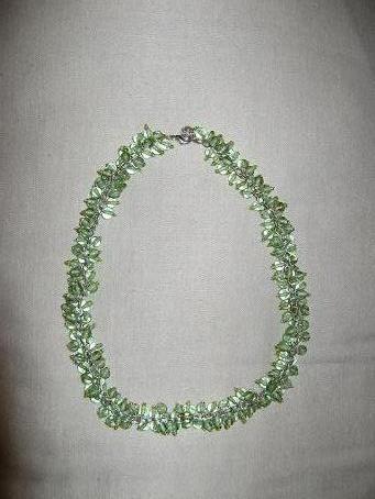 glass beads necklace