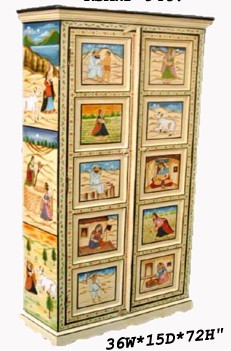 Painted Wooden Cabinet