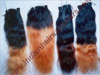 Remy Double Color Machine Weft Hair