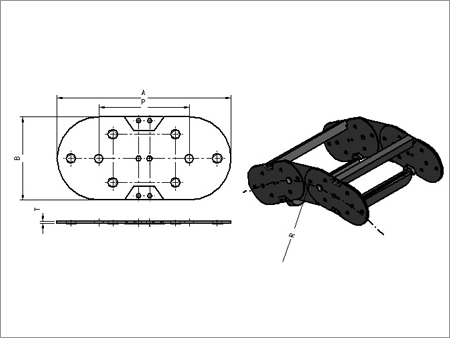 Cable Drag Chains - Steel, 10-100mm Width, Black, 1-5m Length | Durable, Flexible, Load Capacity 50-500kg, Easy Install