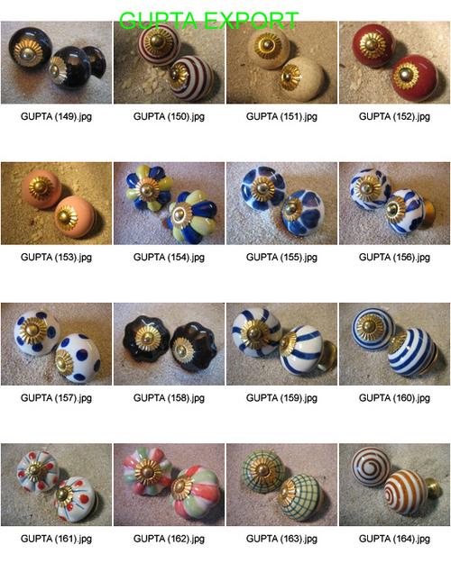 Decorative Painted Knobs