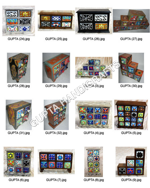 Antique Ceramic Drawers