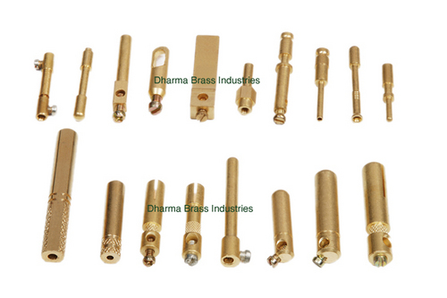 Brass Plug Pins - Precision Machined, Natural and Electro-Tinned Finishes | High Quality, Durable, Corrosion Resistant, Customizable, Reliable, Versatile