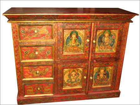 Wooden Painted Sideboard