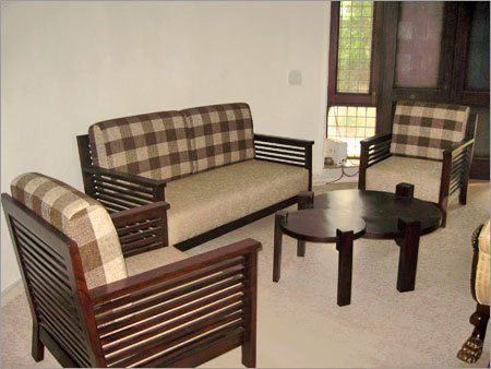 Wooden Sofa Set