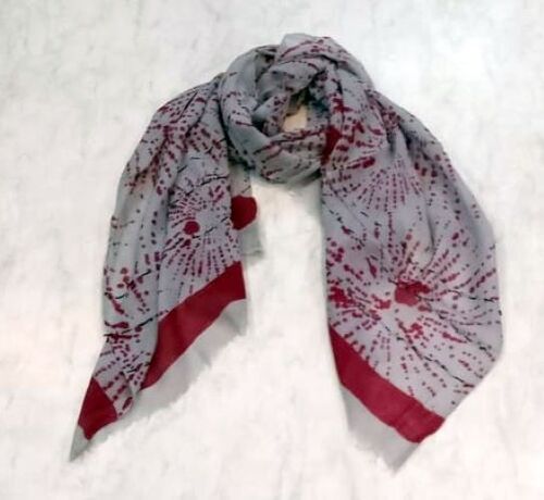 Wool Abstract Print Scarves Supplier