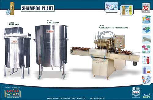 Shampoo Plant - Stainless Steel, 1000-10000 Liters Capacity | Automated Mixing, PLC Control, Efficient Packing