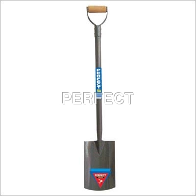 Digging Spade with Tubular Shaft & Metal Grip