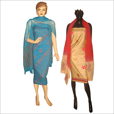 Embroidered Silk Suits