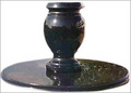 Black Granite Vase