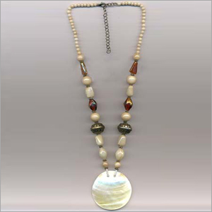 Bone & Horn Beaded Necklace