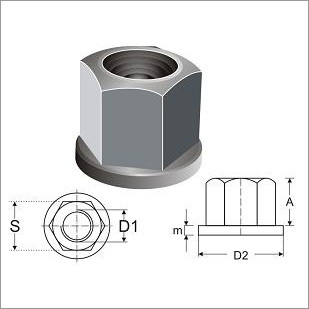 Flanges Hex Nut (Collar Nut)