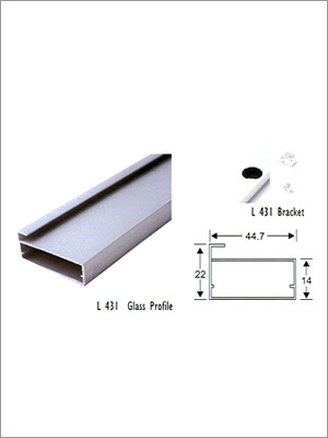 Anodized Glass Profile