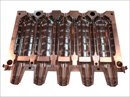 5 Cavity Kidney Shaped 1 Litre Blow Mould For Nissei 250 EXH Machine