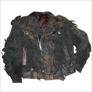 Adult Concho Suede and Leather Jacket