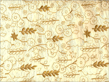 Machine Embroidery On Dupion