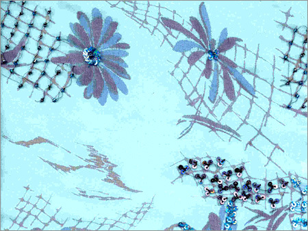 Floral Embroidery Fabrics