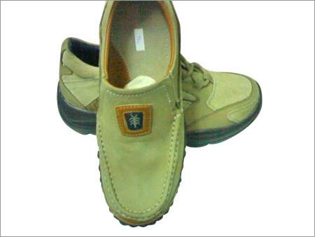 Khaki Nubuck Buff/Calf Leather Split Lining TPR Sole