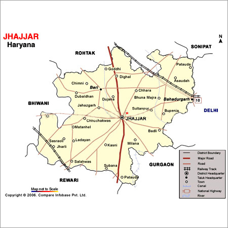 JHAJJAR MAP