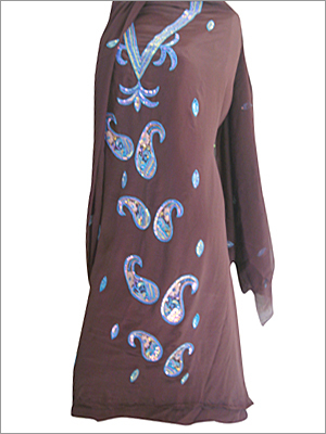 Brown Devdaas Ladies Suit